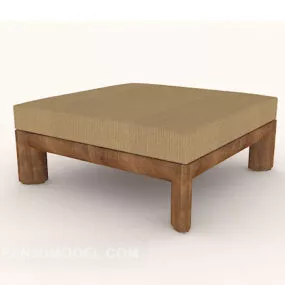 Simple Square Stool 3d model