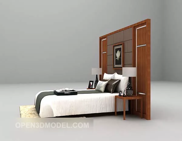 Floral Shape Carved Style 3d model