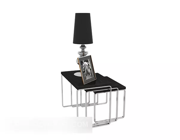 Simple Style Bedside Table 3d model Simple Style Bedside Table 3d model