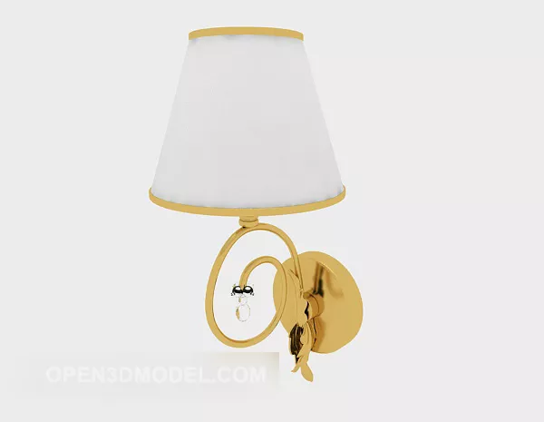Simple Style Exquisite Wall Lamp 3d model Simple Style Exquisite Wall Lamp 3d model