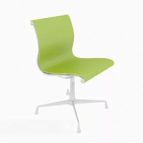 Simple Style Green Office Chair 3d model