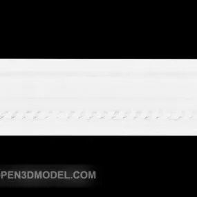 Simple Style Home Corner Molding 3d model