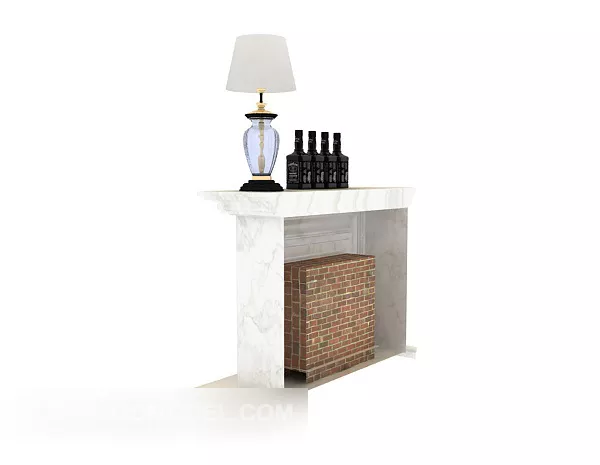 Simple Style Home Fireplace 3d model Simple Style Home Fireplace 3d model