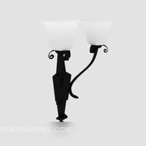 Minimalist Style Home Wall Lamp 3d model