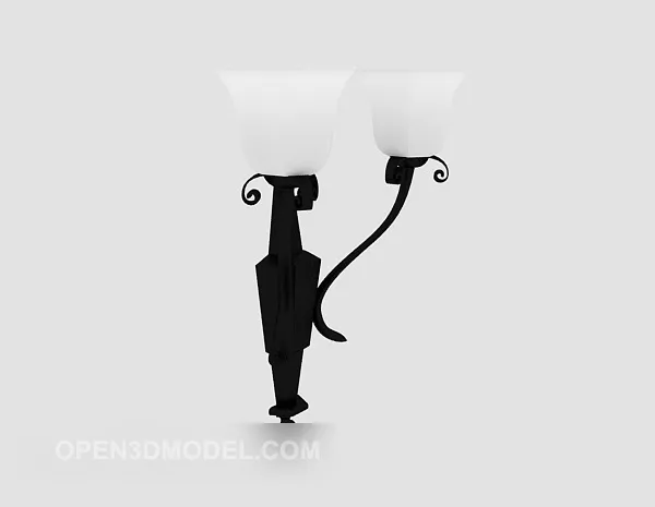 Minimalist Style Home Wall Lamp 3d model Minimalist Style Home Wall Lamp 3d model