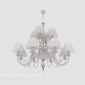 Simple Style Modern Chandelier 3d model