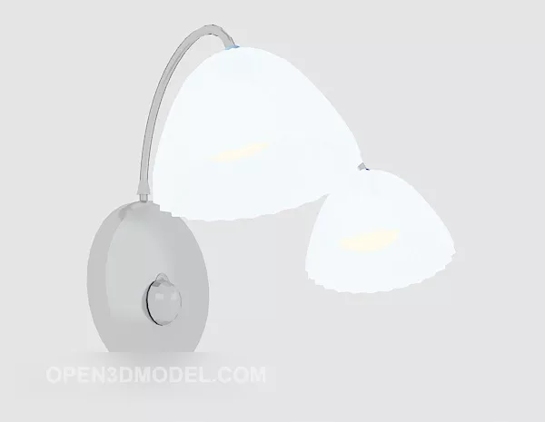 Minimalist Style Wall Lamp 3d model Minimalist Style Wall Lamp 3d model