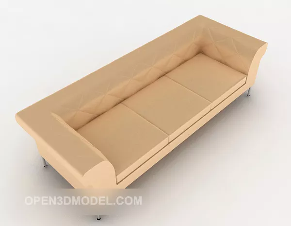 Three-person Sofa 3d model Three-person Sofa 3d model