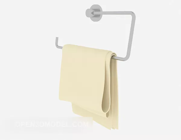 Two Towel With Texture 3d model