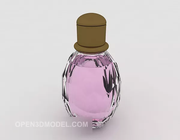 Simple Transparent Glass Perfume Bottle 3d model Simple Transparent Glass Perfume Bottle 3d model