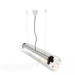 Simple Tube Chandelier 3d model
