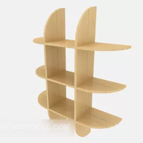Simple Wall Bookcase 3d model