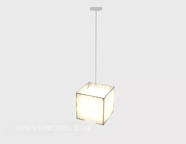 Simple White Chandelier Design 3d model Simple White Chandelier Design 3d model