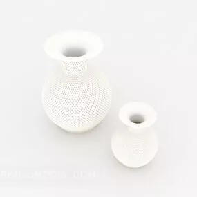 Simple White Vase 3d model