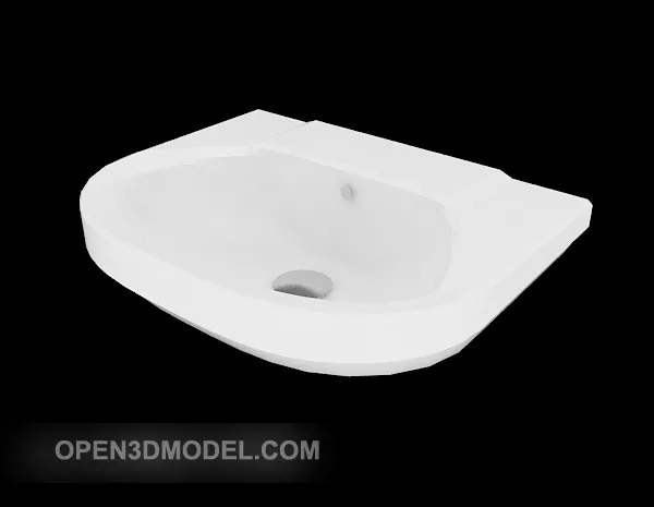 Wash Basin With Cabinet Combine 3d model