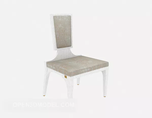 Simple Brown Wooden Chair 3d model Simple Brown Wooden Chair 3d model