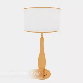 Simple Yellow Table Lamp 3d model