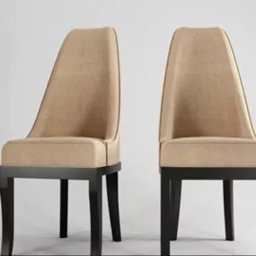 Single Chair High Back Sofa 3d model
