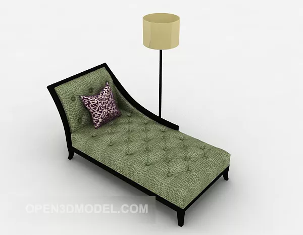 Single Lounge Chair With Floor Lamp 3d model Single Lounge Chair With Floor Lamp 3d model