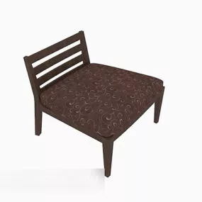 Single Low Chair 3d model