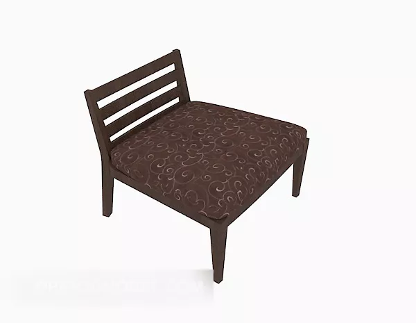 Single Low Chair 3d model Single Low Chair 3d model