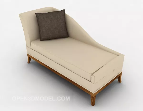 Lounge Chair, Relax Seat With Thin Upholstered 3d model