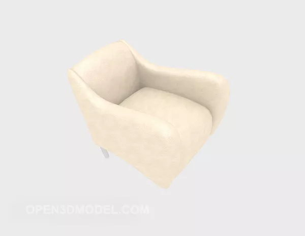 Single Simple Sofa 3d model Single Simple Sofa 3d model