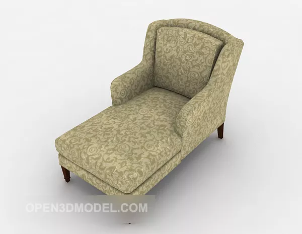 Vintage Single Sofa Lounge Chair 3d model Vintage Single Sofa Lounge Chair 3d model