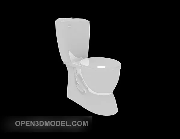 Sitting Toilet Unit 3d model Sitting Toilet Unit 3d model