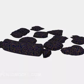 Sofa Pillows Pack 3d model