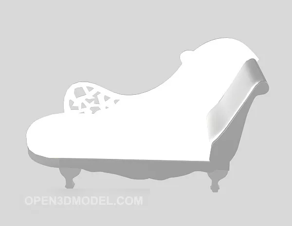 Curved Wave Lounge Chair 3d model