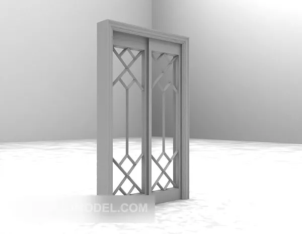 White Door Standard Platform 3d model