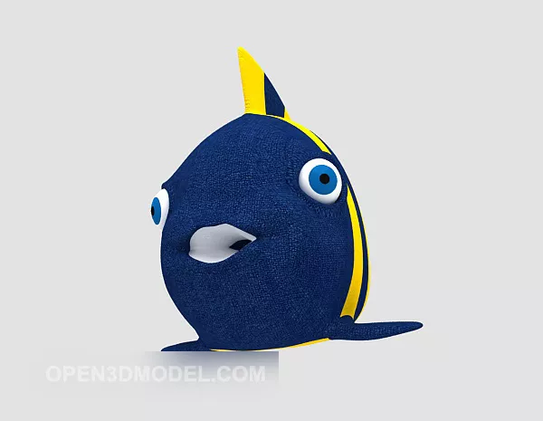 Animated Brycon Fish 3d model