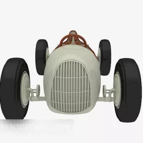 Vintage Classic Convertible Car 3d model