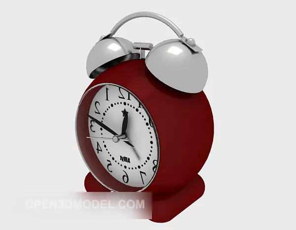 Minimalist Square Clock 3d model