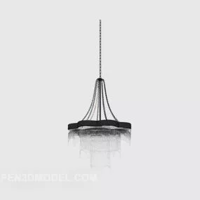 Small Crystal Chandelier 3d model