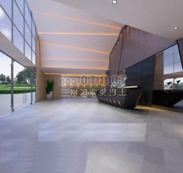 Small Showroom Hall Interior 3d model Small Showroom Hall Interior 3d model