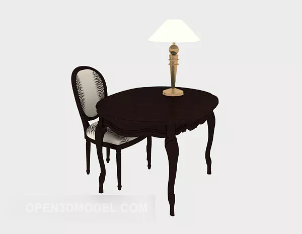 Small Solid Wood Case Table 3d model Small Solid Wood Case Table 3d model