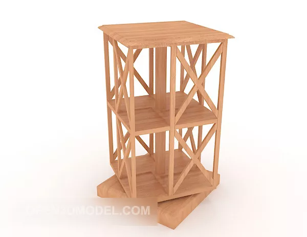 Curved Rack Decoration 3d model