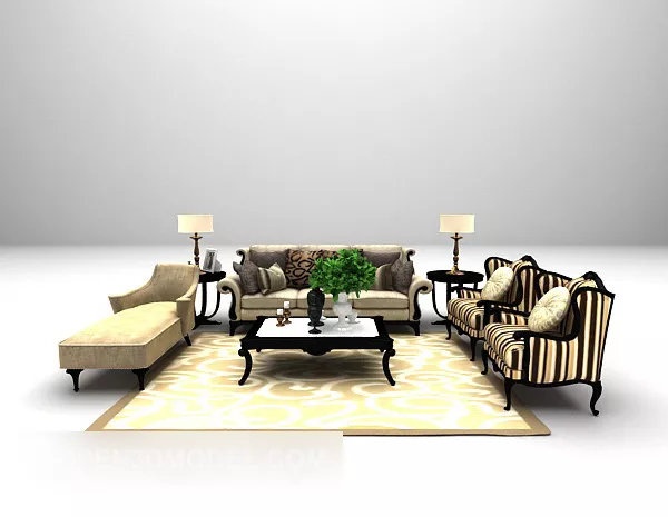 Sofa Appreciates 3d model Sofa Appreciates 3d model