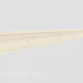 Solid Wood Corner Modling 3d model