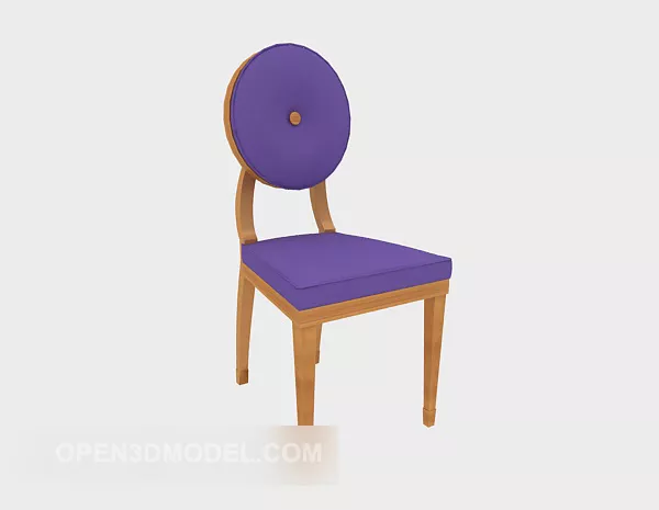 Solid Wood European Dining Chair 3d model Solid Wood European Dining Chair 3d model