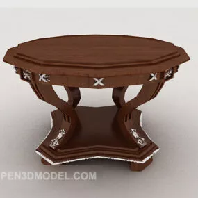 Solid Wood European Edge Several 3d model