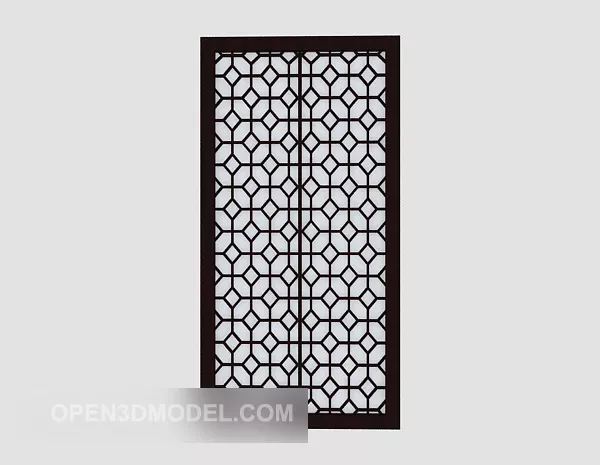 Screen Radiator Craved Pattern 3d model