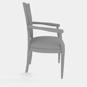 Solid Wood Chair Home Chair 3d model