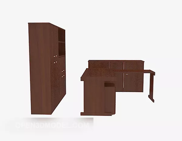 Rustic Steel Locker 3d model