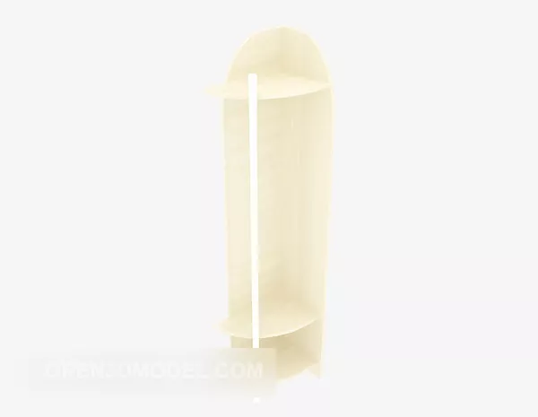 Solid Wood Fresh Display Cabinet 3d model Solid Wood Fresh Display Cabinet 3d model
