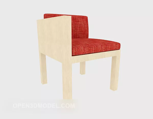 Curved Lounge Chair Roberti 3d model
