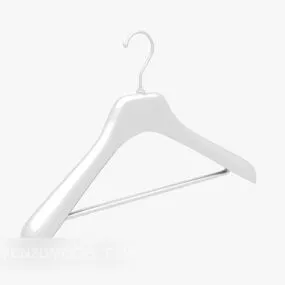 Wood Hanger White Paint 3d model