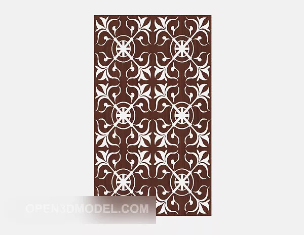 Modern Screen Divider 3d model